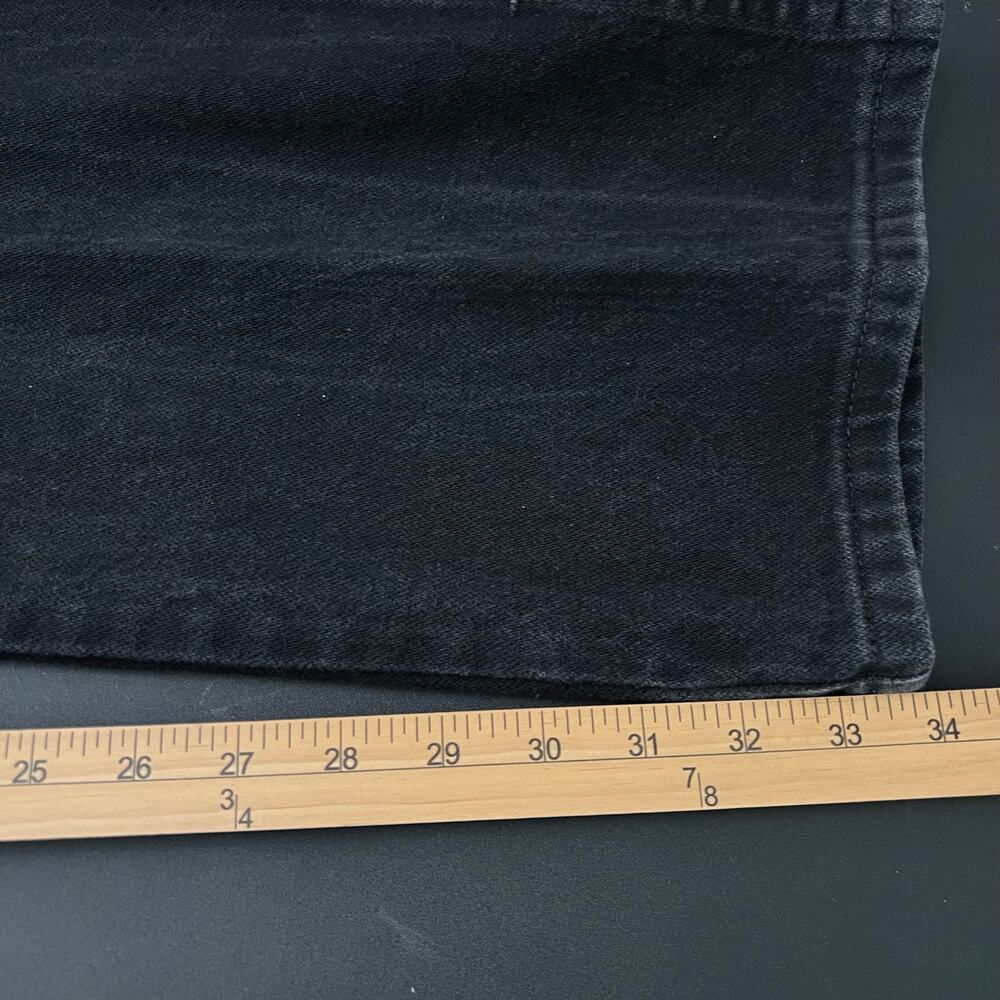 Wrangler Black Straight Leg Denim Jeans Big and Tall 13MWZWK | Men's Size 48X34 - Picture 7 of 8
